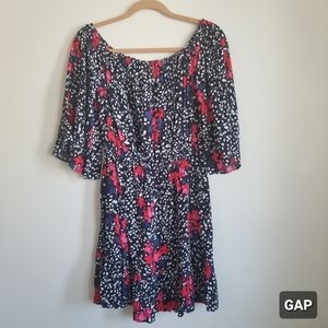 GAP Ruffle A-Line Dress